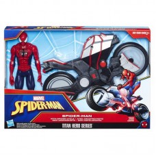 SPIDER-MAN. Титаны Человек-Паук и мотоцикл.
