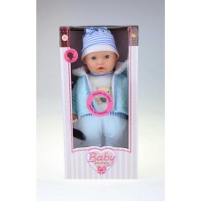 Кукла Baby boutique, 40 см, со звуковыми эффектами, для работы необходимы 3 батарейки типа AG13/LR44 (входят в комплект)
