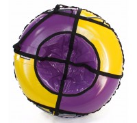 Тюбинг HUBSTER Sport Plus фиолетовый/желтый 105 см. (во4186-1)