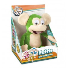 Игрушка интерактивная IMC Toys Club Petz Funny Обезьянка Fufris интерактивная, смеётся и подпрыгивает, звуковые эффекты, мягконабивная, зеленая