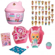 Кукла IMC Toys Cry Babies Magic Tears серия Bottle House Плачущий младенец в комплекте с домиком и аксессуарами, Розовый