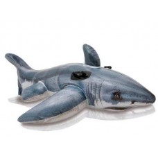 Надувная игрушка для плавания INTEX Акула с ручками, 173x107 см