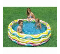 Бассейн надувной "Color Wave Pool"114х25 см(от 3х лет) (Китай) (INTEX, int59419NP)