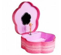Шкатулка музыкальная в форме цветка, 18,3х17,7х8 см (Jakos Hong Kong LTD, 58000/581000)