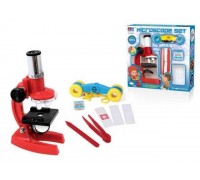 Микроскоп с аксессуарами, в наборе 8 предметов.