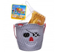 Набор игрушек для песочницы ABtoys Пираты в сетке, серебряный