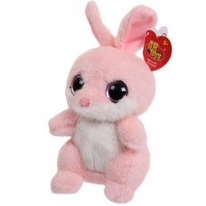 Мягкая игрушка Abtoys Глазастики. Кролик розовый, 18см. СИМВОЛ ГОДА 2023!