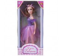 Кукла ABtoys Балерина, 30 см, в фиолетовой юбке