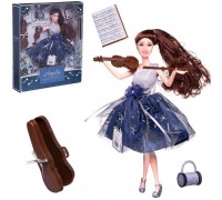 Кукла ABtoys "Вечерний раут" со скрипкой, темные волосы 30см