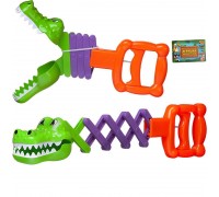 Игрушка Abtoys Зубастики Голодный крокодил, выдвижная 28 см
