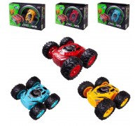 Машинка на радиоуправлении Junfa трюковая перевертыш, 2,4Ггц (красный, зеленый, желтый)