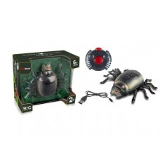 Интерактивная игрушка JUNFA "Паук", ползает по стенам, р/у, с зарядным устройством, световые эффекты