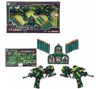 Игровой набор Junfa 2 космобластера, мишень и 12 мягких пуль