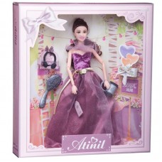 Кукла Junfa Atinil Звезда эстрады (в длинном платье с воздушным шарфом) в наборе с аксессуарами 28см