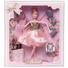Кукла Junfa Atinil Мой розовый мир в платье со звездочками на юбке, 28см, блондинка