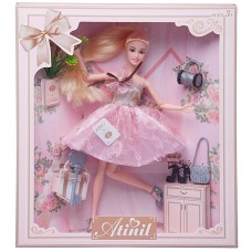 Кукла Junfa Atinil Мой розовый мир в платье с двухслойной юбкой, 28см, блондинка