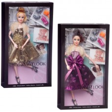 Кукла Junfa Atinil Модный показ (в платье с меховой накидкой) в наборе с аксессуарами, 28см