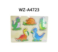 Деревянный пазл "Динозавры"