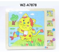 Пазлы деревянные 18х0,6х15 см