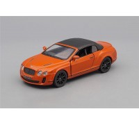 Машинка Kinsmart BENTLEY Continental Supersports Convertible (2010), orange / black