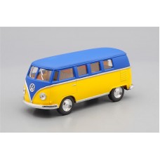 Машинка Kinsmart VOLKSWAGEN Classical Bus (1962), matte blue / matte yellow
