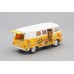 Машинка Kinsmart VOLKSWAGEN Classical Bus Peace and Love (1962), white / light yellow