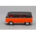 Машинка Kinsmart VOLKSWAGEN Classical Bus (1962), matte black / matte orange