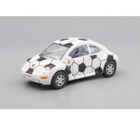 Машинка Kinsmart VOLKSWAGEN New Beetle Football, white / black