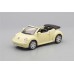 Машинка Kinsmart VOLKSWAGEN New Beetle Convertible (2003), light yellow