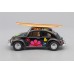 Машинка Kinsmart VOLKSWAGEN Classical Beetle Peace and Love Surfboard (1967), black