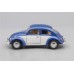 Машинка Kinsmart VOLKSWAGEN Classical Beetle (1967), blue / white