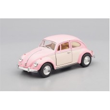 Машинка Kinsmart VOLKSWAGEN Classical Beetle (1967), pink / white