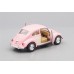 Машинка Kinsmart VOLKSWAGEN Classical Beetle (1967), pink / white