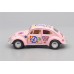Машинка Kinsmart VOLKSWAGEN Classical Beetle Peace and Love (1967), pink