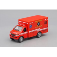 Машинка Kinsmart Фургон Fire Department, red