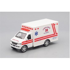 Машинка Kinsmart Фургон Ambulance, white