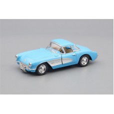 Машинка Kinsmart CHEVROLET Corvette (1957), blue / white