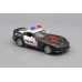 Машинка Kinsmart DODGE SRT Viper GTS Police (2013), black / white