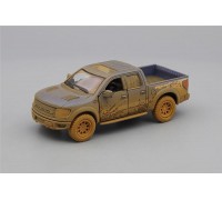 Машинка Kinsmart FORD F-150 SVT Raptor SuperCrew, dirty blue