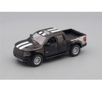 Машинка Kinsmart FORD F-150 SVT Raptor SuperCrew (2013), black / white