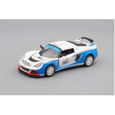 Машинка Kinsmart LOTUS Exige R-GT #16 (2012), white / blue