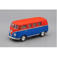 Машинка Kinsmart VOLKSWAGEN Classical Bus (1962), matte red / matte blue