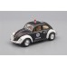 Машинка Kinsmart VOLKSWAGEN Classical Beetle Police (1967), black / white