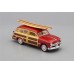 Машинка Kinsmart FORD Woody Wagon.Surfboard (1949), red / brown