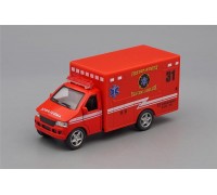 Машинка Kinsmart Скорая помощь, красный