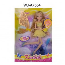 Кукла-фея (желтый цвет), в наборе с аксессуарами (Китай, BLD024-1)