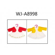 Одежда для кукол: платье с кофточкой 23x30x1см (Китай, GC16-2)