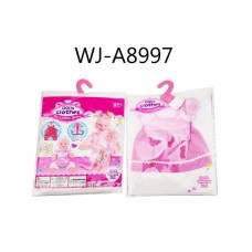 Одежда для кукол: платье (розовый цвет), 25,5x36x1см (Китай, GC18-27)