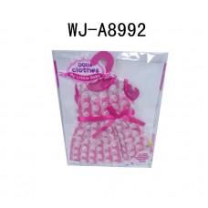 Одежда для кукол: платье с гипюром (розовый цвет), 25,5x36x1см (Китай, GCM18-9)