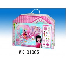 Игровой набор Гостиная с куклой (Китай, H-015)